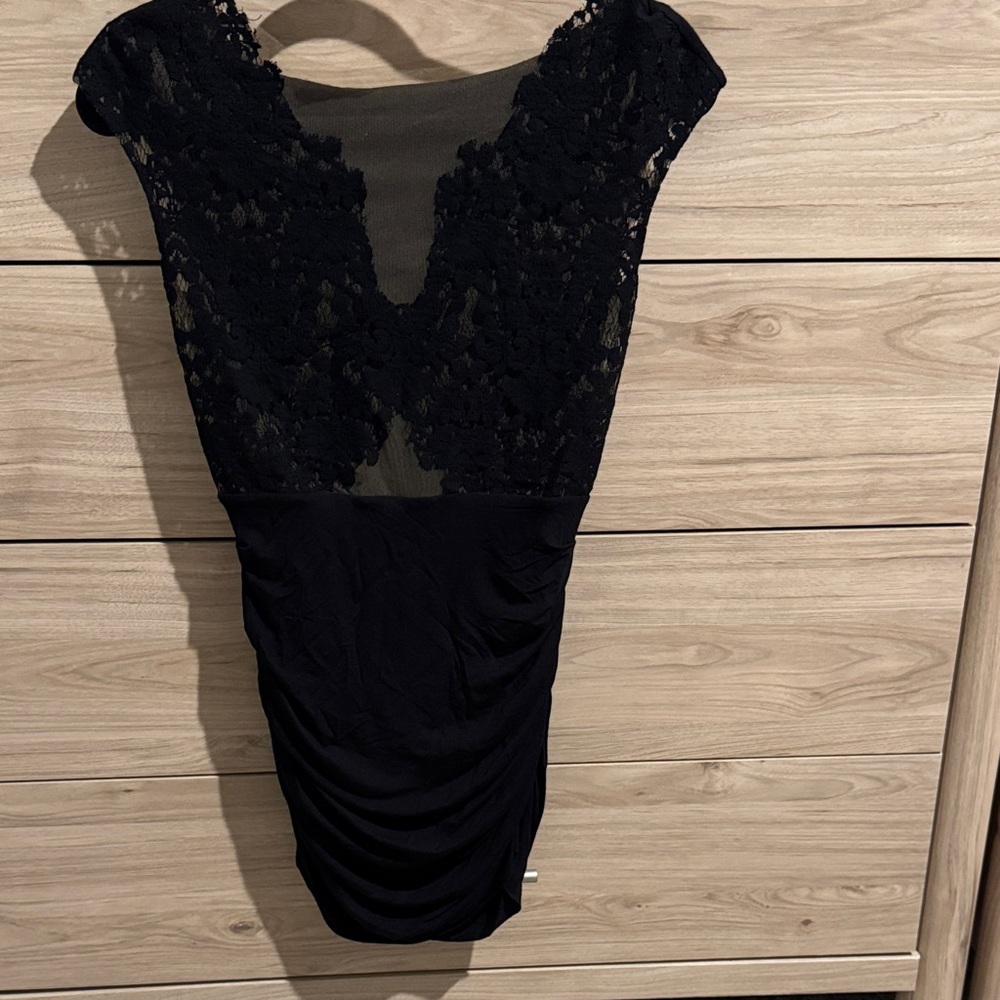 Bailey 44 Black top with Mesh Detail